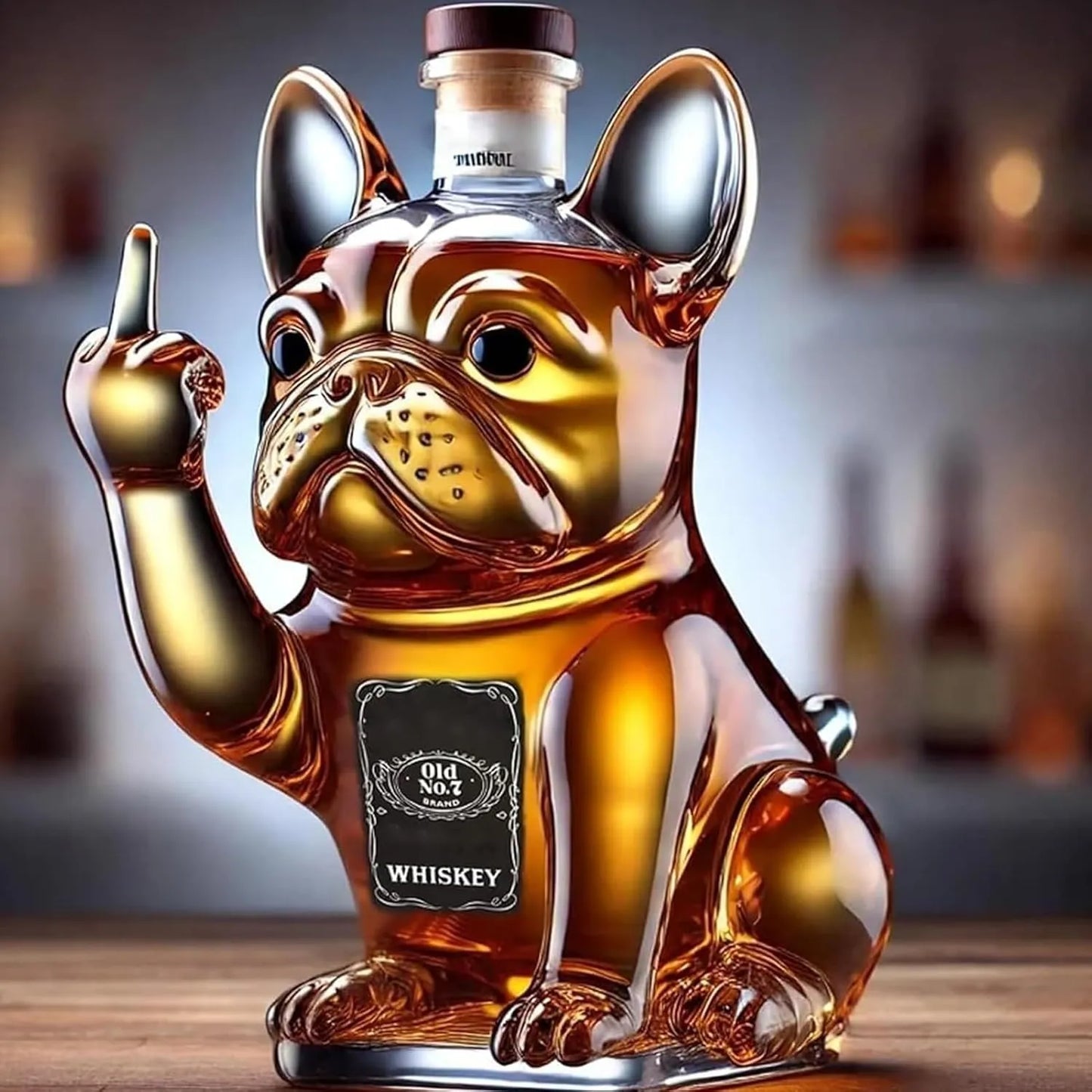 Glosrity Bark Off Whiskey Bottle