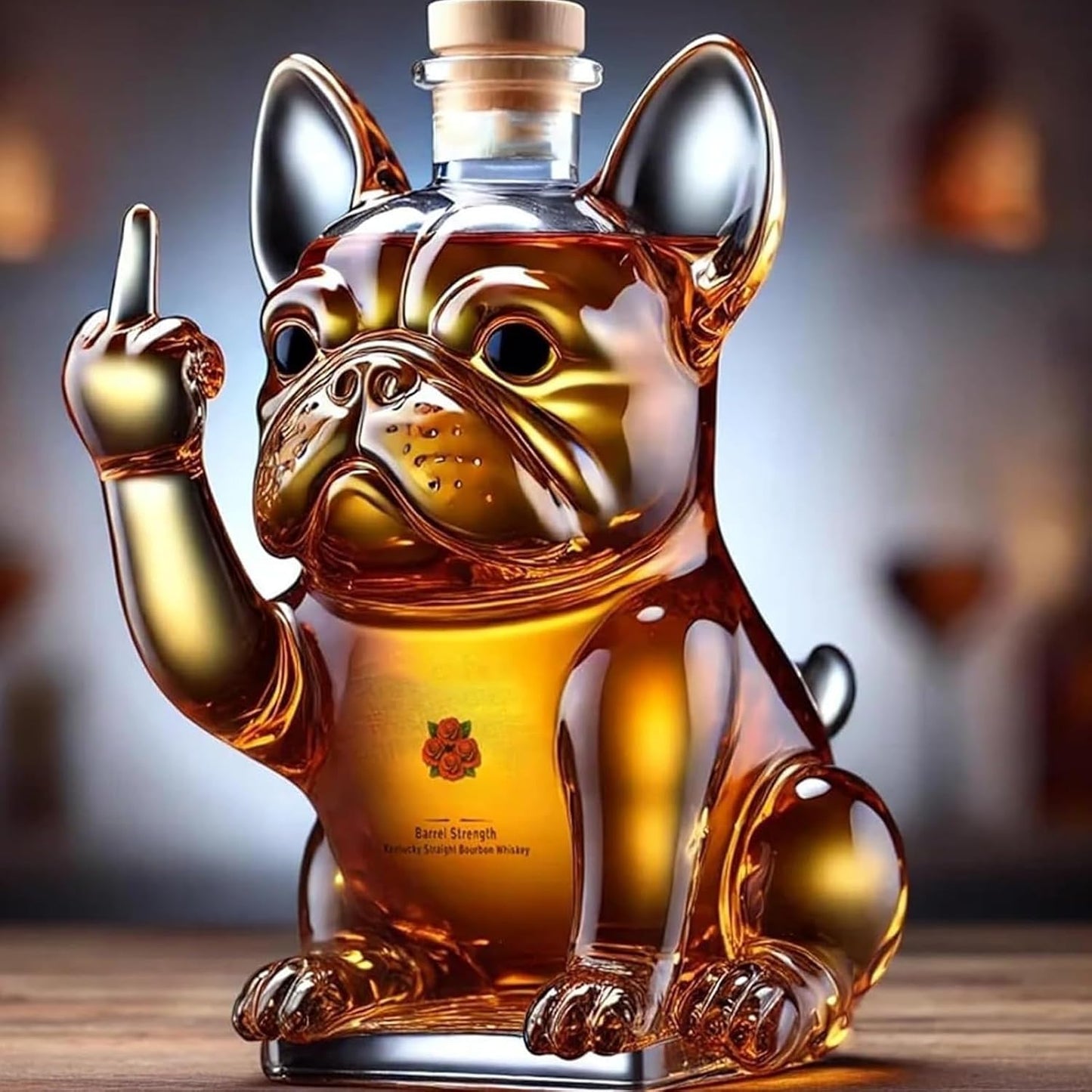 Glosrity Bark Off Whiskey Bottle